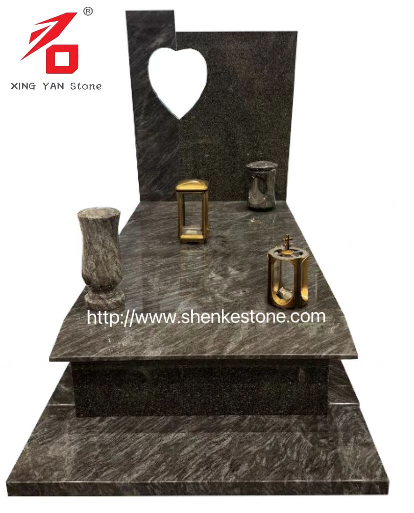 Blue Orion Granite Funeral Monument (z wazą)