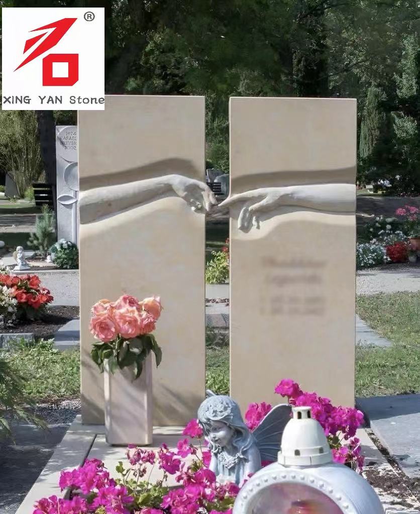 Chiny Xingyan produkcja huangshayan ręcznie dotykowy nagrobek