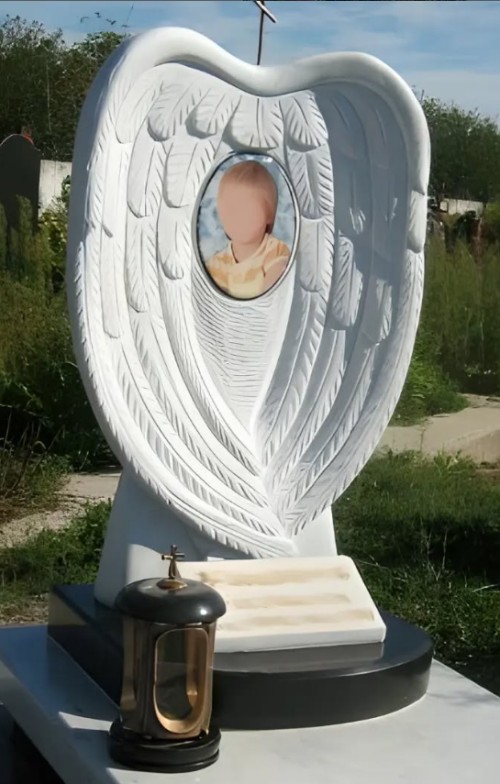 China Xingyan Stone Caymving Angel Wings Dziecięcy nagrobek dziecięcy